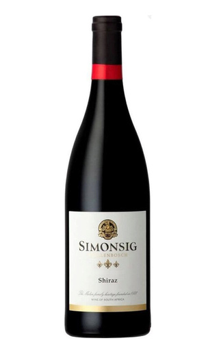 Вино Simonsig Shiraz Stellenbosch 2018 0,75 л