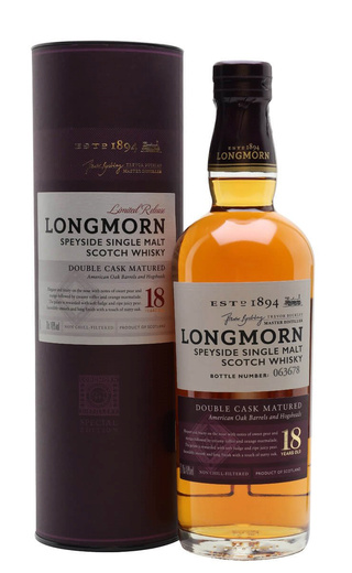 Лонгморн 18 лет 0.7 л фото виски Longmorn 18 Year Old 0,7 л
