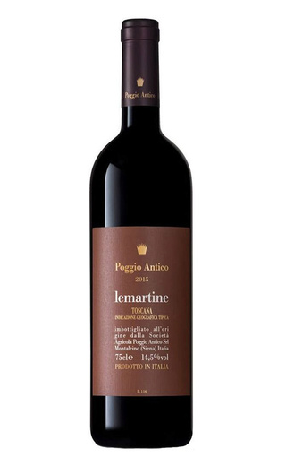 Поджио Антико Лемартине Тоскана 2017 0.75 л фото вино Poggio Antico Lemartine Toscana 2017 0,75 л