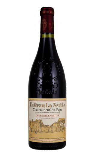 Шато Ля Нерт Шатонеф дю Пап Кюве де Кадет 2016 0.75 л фото вино Chateau la Nerthe Chateauneuf du Pape Cuvee des Cadettes 2016 0,75 л