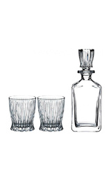 Set Decanter Riedel Fire Whisky with 2 Glasses