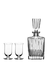 Set Decanter Riedel single malt whisky with 2 Glasses