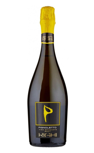 Риги Пиньолетто Брют 0.75 л фото игристое вино Righi Pignoletto Brut 0,75 л