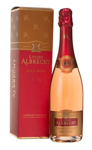 Люсьен Альбрехт Розе Брют 1.5 л фото игристое вино Lucien Albrecht Brut Rose 1,5 л