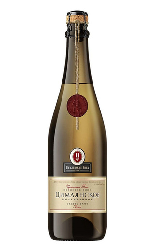Цимлянское Выдержанное Экстра Брют 0.75 л фото игристое вино Tsimlyanskoe Aged Extra Brut 0,75 л