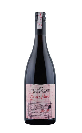 Сент Клер Пайаниа Блок 10 Твин Хиллс Пино Нуар 2018 0.75 л фото вино Saint Clair Pioneer Block 10 Twin Hills Pinot Noir 2018 0,75 л