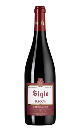 фото вино Bodegas Manzanos Siglo Crianza 2018 0,75 л