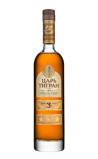 Царь Тигран 3 года 0.5 л фото коньяк Tsar Tigran 3 Years Old 0,5 л