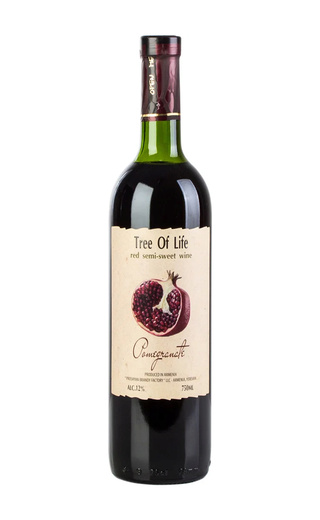 фото гранатовое вино Tree of life Pomegranate 0,75 л