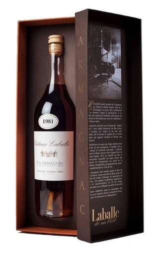 Лабалль Ба Арманьяк 1981 0.7 л фото арманьяк Laballe Bas Armagnac 1981 0,7 л