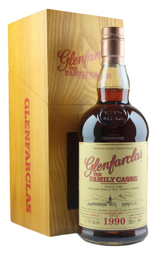Гленфарклас 1990 Фемили Каскс No. 9256 0.7 л фото виски Glenfarclas 1990 Family Casks No. 9256 0,7 л
