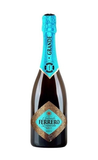 Ферреро Леонардо Брют 0.75 л фото игристое вино Ferrero Leonardo Brut 0,75 л