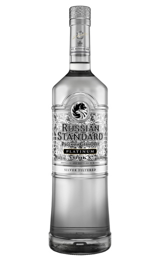 Русский Стандарт Платинуми Инглиш Лого 1.75 л фото водка Russian Standard Platinum English Logo 1,75 л