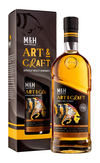 Эм энд Эйч Арт энд Крафт Доппельбок Бир Каскс 0.7 л фото виски M&H Craft Doppelbock Beer Casks 0,7 л