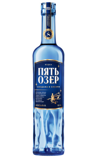 Пять Озер 0.5 л фото водка Five Lakes 0,5 л