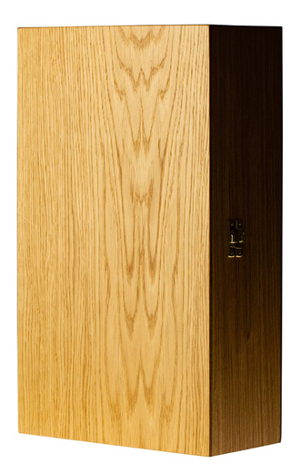 Футляр на 2 бут. Бургонь дуб Ф0045 фото Wooden box 2 bottles Bourgogne oak