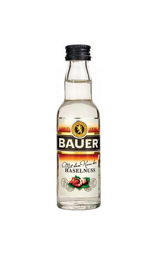 Бауэр Орех 0.04 л фото шнапс Bauer Haselnuss 0,04 л