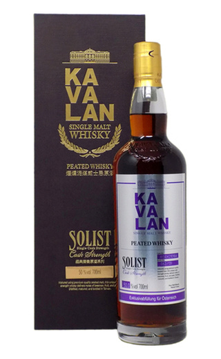 Виски Kavalan Solist Peated Malt Single Cask Strength 50% 0,7 л