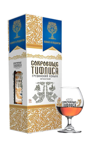 Сокровище Тифлиса 5 лет 0.5 л фото коньяк Treasure Tiflis 5 Years Old 0,5 л