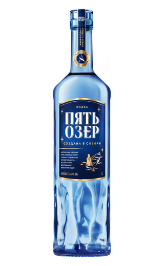 Пять Озер 1 л фото водка Five Lakes 1 л