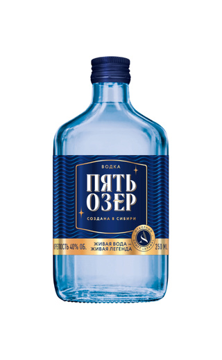 Водка Пять Озер 0,25 л