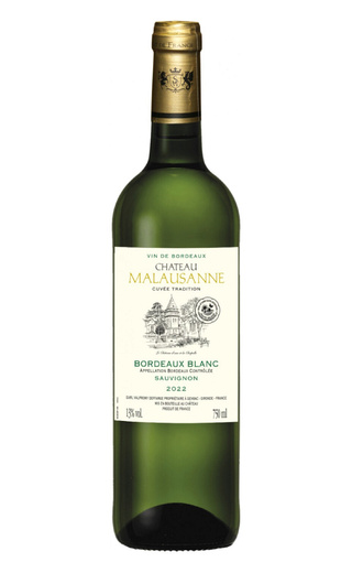 Вино Сhateau Malausanne Bordeaux Blanc 2022 0,75 л
