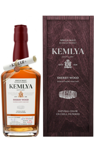 Кемля Шерри Вуд 0.7 л фото виски Kemlya Sherry Wood 0,7 л