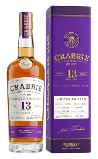 Крабби 13 лет Бароло Финиш 0.7 л фото виски Crabbie 13 Years Old Barolo Finish 0,7 л
