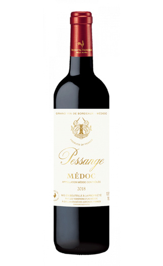 Пессанж Медок 2018 0.75 л фото вино Pessange Medoc 2018 0,75 л