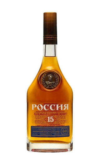 Россия 15 лет 0.5 л фото коньяк Russia 15 Years Old 0,5 л