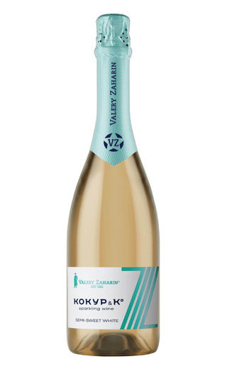 фото игристое вино Valeriy Zakharyin Kokur & K° Semi-Sweet White 0,75 л