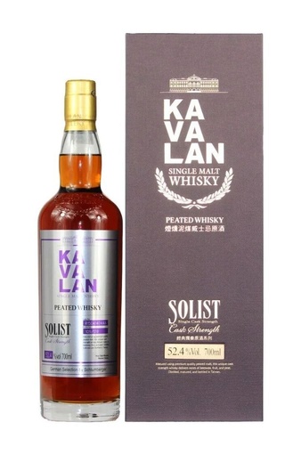 фото виски Kavalan Solist Peated Malt Single Cask Strength 52.4% 0,7 л