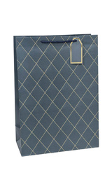 Пакет с тиснением Ромб Микс 32*45*15