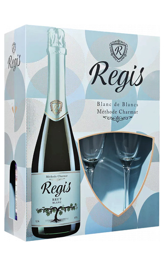 Режи Блан Брют 0.75 л фото игристое вино Regis Blanc Brut 0,75 л