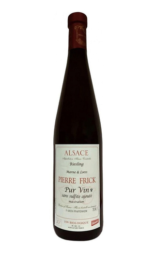 Пьер Фрик Марне энд Лёсс Рислинг 2020 0.75 л фото вино Pierre Frick Marne & Loess Riesling 2020 0,75 л