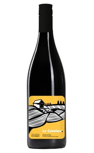 Ле Казелу Руж 2021 0.75 л фото вино Le Cazelou Rouge 2021 0,75 л