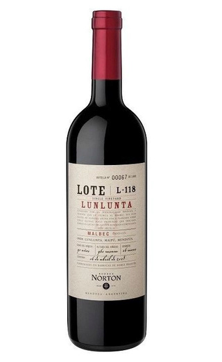 Бодега Нортон Лоте Лунлунта Л-118 2021 0.75 л фото вино Bodega Norton Lote Lunlunta L-118 2021 0,75 л