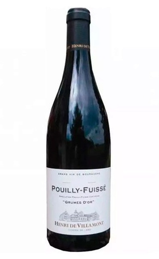 Анри де Виллямон Грюме д Ор Пуйи Фюиссе 2017 0.75 л фото вино Henri de Villamont Grume d'Or Pouilly Fuisse 2017 0,75 л