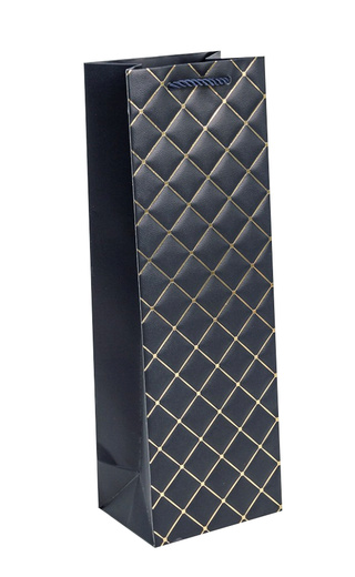 Пакет Синий Ромб 12*36*9 фото Paper Bag Blue Rhombus 12*36*9