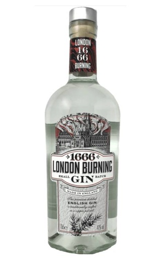 фото джин London Burning 1666 Small Batch London Dry Gin 0,7 л