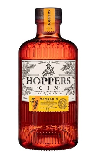 Хопперс Мандарин и Розмарин 0.5 л фото джин Hoppers Mandarin & Rosemary 0,5 л
