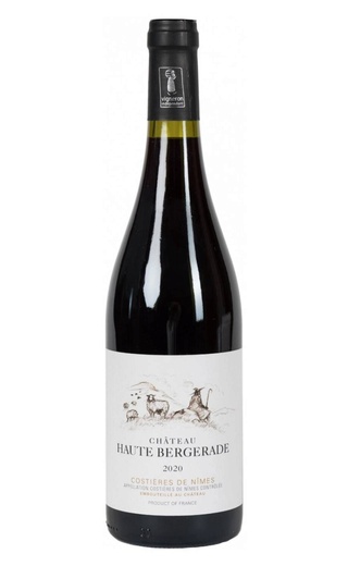 Шато О Бержерад Котьер де Ним 2020 0.75 л фото вино Chateau Haute Bergerade Costieres de Nimes 2020 0,75 л