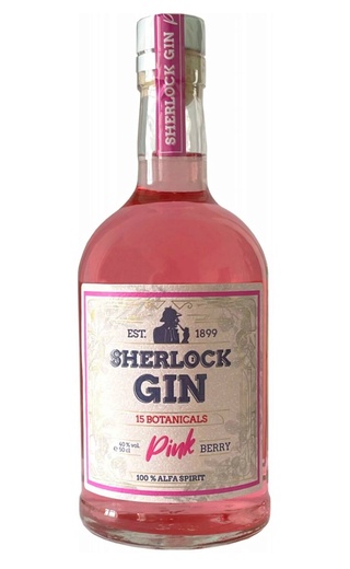 Шерлок Пинк 0.5 л фото джин Sherlock Pink 0,5 л