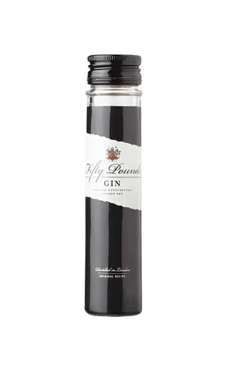 Фифти Паундз Джин 0.05 л фото джин Fifty Pounds Gin 0,05 л