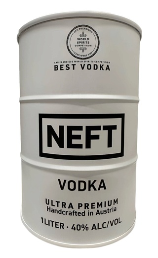 Нефть Белая 1 л фото водка Neft (White barrel) 1 л
