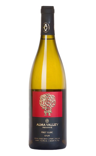 Альма Валлей Пино Блан 2015 0.75 л фото вино Alma Valley Pinot Blanc 2015 0,75 л
