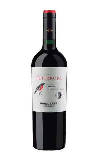 фото вино Bisquertt Petirrojo Reserva Carmenere 2023 0,75 л