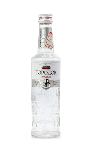 фото водка Gorodok Myagkaya 0,25 л