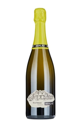 Малат Брют Натюр Резерв 2018 0.75 л фото игристое вино Malat Brut Nature Reserve 2018 0,75 л