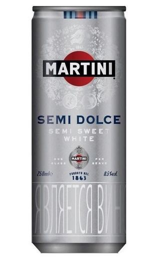 Игристое вино Martini Semi Dolce&nbsp;0,25&nbsp;л